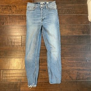 Re/done 90s High Rise Ankle Crop